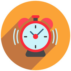 Notification Rounded Color Icon Mini Illustration Icon. Use For Modern Concept, Print, Ui, Ux Kit, Web And App Development. Vector Related To Office, Education, Examination And More