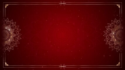 Creative luxury ornamental traditional Decorative greeting card border frame Design for invitation, wedding Diwali, decoration. India, Indian. festival of lights holiday celebration rangoli decoration