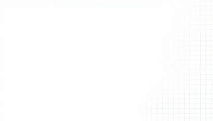 Obraz premium Clean, empty white grid paper background ideal for technical drawing, technical design, technical drawing