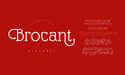 Brocant Vintage Retro Display Font