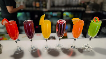 colorful mimosas