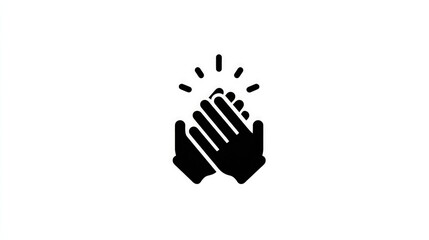 Hands Clapping/Applause/White Background