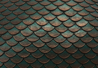 Metallic scales texture pattern