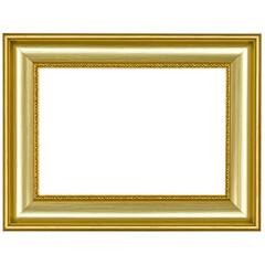 Picture frame PNG mockup isolated on a white background