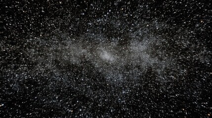 Obraz premium Spectacular view of a multitude of stars scattered across the universe expanse illuminated in the