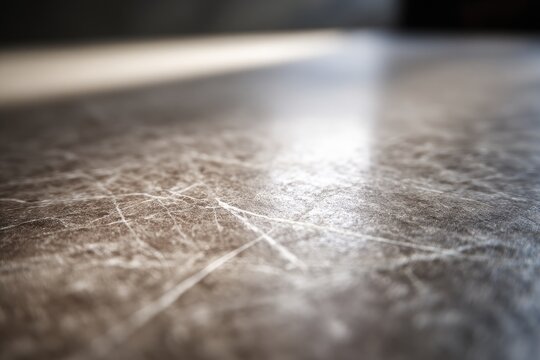 Close-up view of a textured countertop