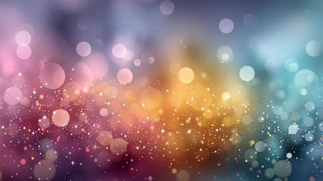 Colorful Bokeh Background with Rainbow Lights Creating Dreamy and Vibrant Abstract Atmosphere