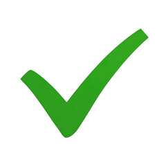 green check mark isolated on transparent background Remove png, Clipping Path, pen tool