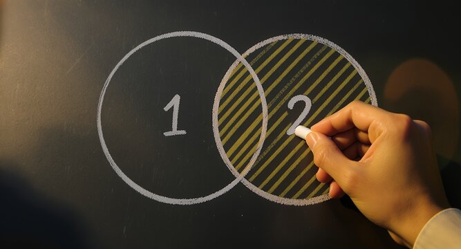 Venn Diagram Visualizing Overlap Differences for Business Decisions