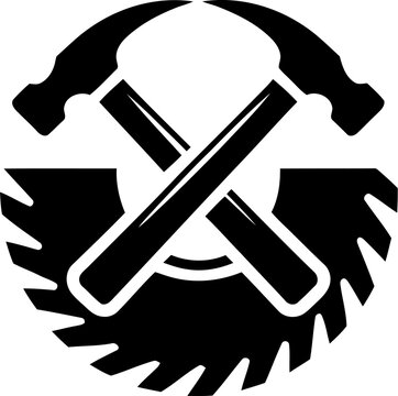 hammer and saw clipart