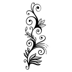 Batik Ornamental Element Decoration Layout