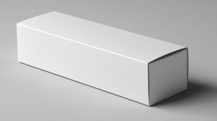 Naklejka premium Toothpaste Box. White Cardboard Packaging for Product Design