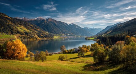 Wonderlust Landscape: Zeller See in Zell am See, Salzburger Land, Austria