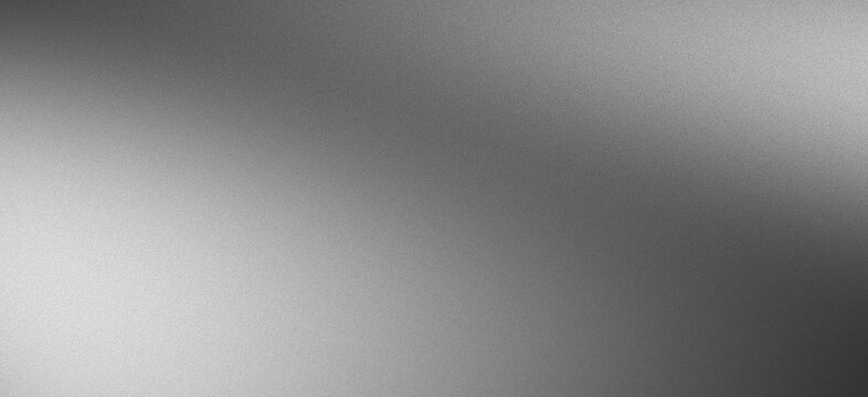Abstract grey gradient background featuring grainy noise texture, soft glowing gray wallpaper for modern design - Powered by Adobe
