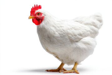 Fototapeta premium Chicken isolated on white