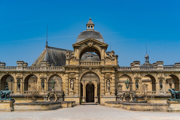 Chateau de Chantilly, a historic castle in Chantilly, France
