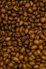 roasted coffee beans background