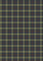 3D illustration Plaid check design cotton formal shirt fabric idea.