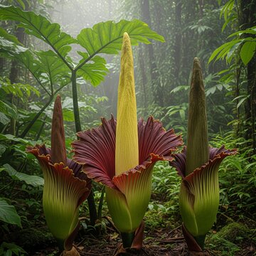 exotic tropical flower