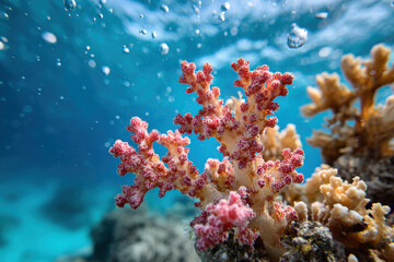 Fototapeta premium coral in sea, Maldives