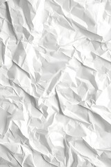 Obraz premium White Crumpled Paper Texture High Resolution Background