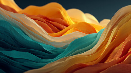 Fototapeta premium Dynamic Abstract Background With Vibrant Shapes and Hues 
