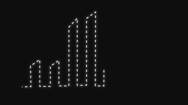 Animated Business Graph by line.