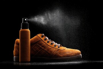 Shoe Spray for Men's Suede Shoe Care and Protection. Protect, Shine, and Polish Your Shoes