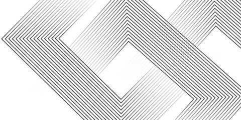 White geometric abstract background overlapping layers on bright space with line effect decoration. Square style concept modern graphic design