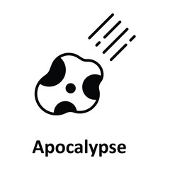 Apocalypse Vector icon which can easily modify or edit