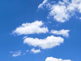 blue sky with clouds