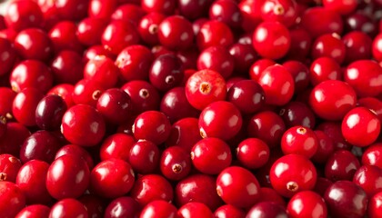 Close-up of fresh cranberries