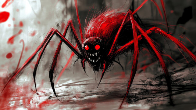 terribly scary demon spider