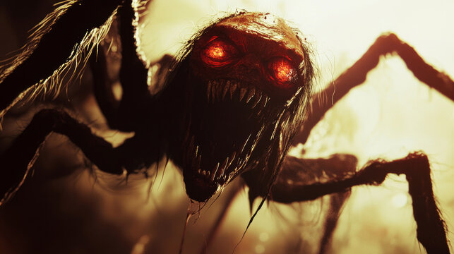 terribly scary demon spider