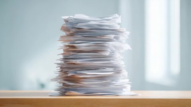 Frustration with bureaucracy or heavy administration workload, documents management