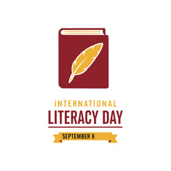 International Literacy Day concept logo 2025
