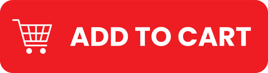 Add to cart button vector icon e commerce shop online now