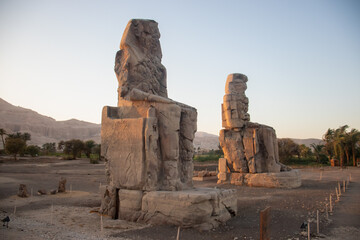 Colossi of Memnon in Luxor, Egypt 