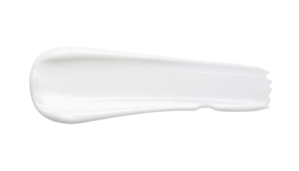 A creamy white substance spread smoothly, showcasing a glossy finish and a refined texture.