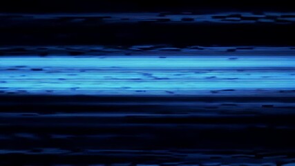 Abstract streaks of blue light against a dark background, resembling a digital glitch or light trails. - Powered by Adobe