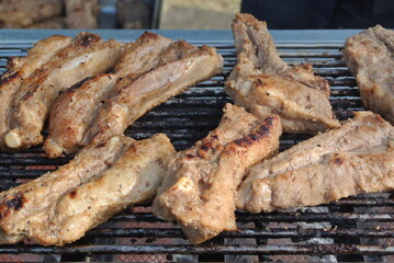 grilled pork ribs