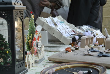 christmas decoration in market
