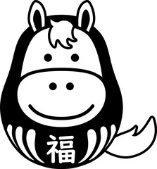 馬ダルマ