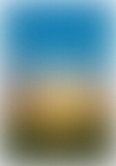 A Peaceful Gradient Landscape Showing the Transition from a Blue Sky to a Verdant Field Below a Serene and Tranquil Visual Experience Calm Serenity