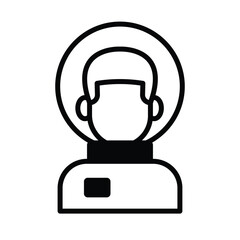 Astronaut  Vector icon which can easily modify or edit