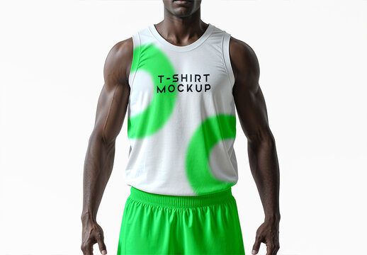 Sportswear and Fitness Tank Top Mockup