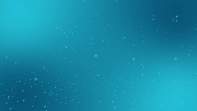 Beautiful blue background particles animated video.