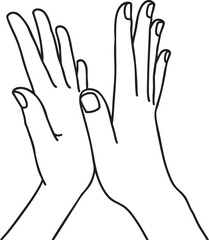 hands vector illustration