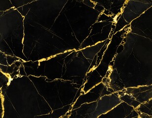 Dark marble with golden veins