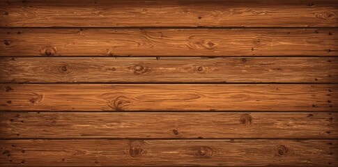 Fototapeta premium Horizontal wooden planks, rich brown tones